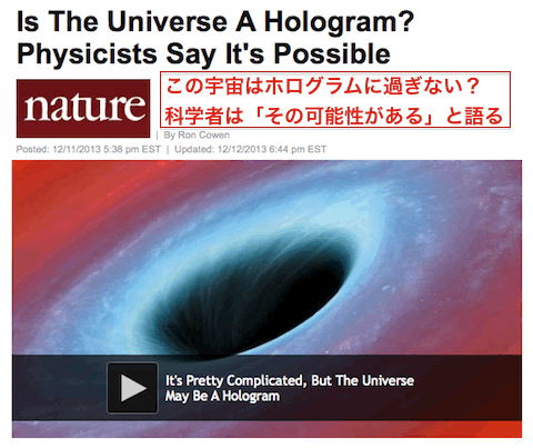 univers-holograph